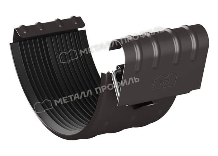 Фото: Соединитель желоба Foramina PUR D125 (PUR_Д-01-RR32RR32-0.6) в 