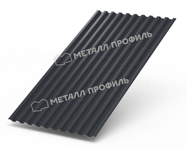 Фото: Профнастил С21 х 1000 - B (Steelmatt-20-7024-0.4±0.08мм) в Ногинске