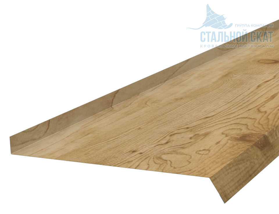 Фото: Планка отлива 240х30х2000 (ECOSTEEL_MA-01-Сосна-0.5) в Ногинске