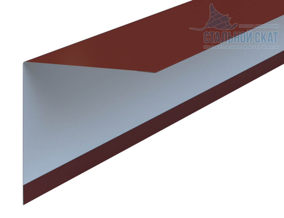 Фото: Планка угла наружного 75х75х3000 (PURMAN-20-Argillite-0.5) в Ногинске