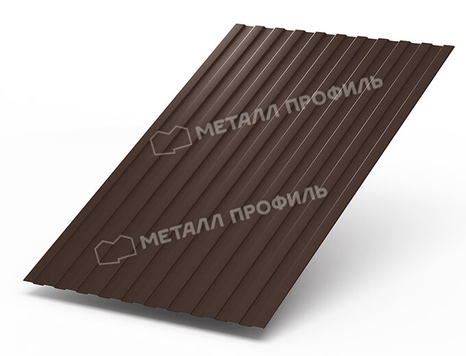 Фото: Профнастил С8 х 1150 - B (Steelmatt-20-8017-0.4±0.08мм) в Ногинске