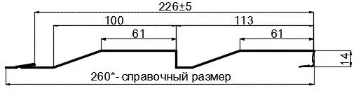 Фото: Сайдинг МП СК-14х226 (ПЭ-01-6005-0.4±0.08мм) в Ногинске