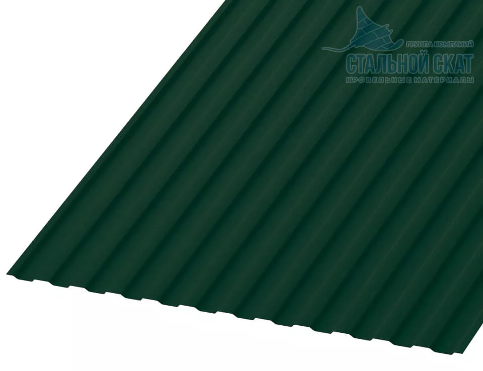 Фото: Профнастил МП10 х 1100 - B NormanMP (ПЭ-01-6005-0.5) в Ногинске