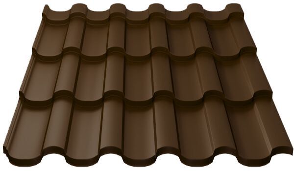Металлочерепица МП Монтекристо-XL (PURETAN-20-8017-0.5)