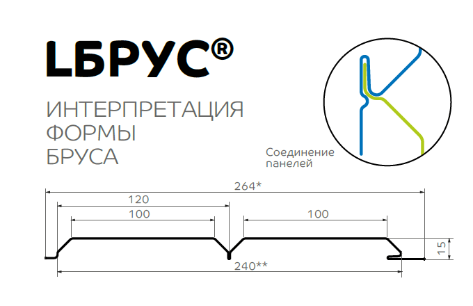Софит Lбрус-15х240 (PureTech_Mat-20-7021-0.5)